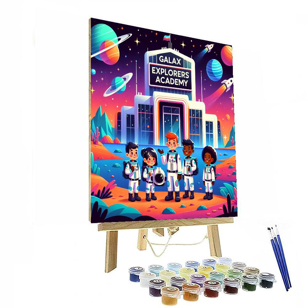 Galaxy Explorers Academy DIY Paint By Numbers