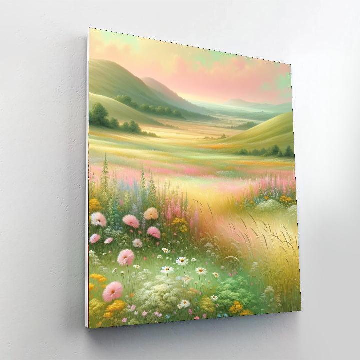 Pastel Meadows Paint By Number