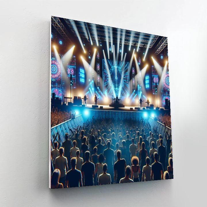 Transmusicales Festival Painting By Numbers Kit