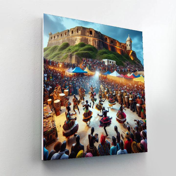 Panafest - Cape Coast Paint By Number
