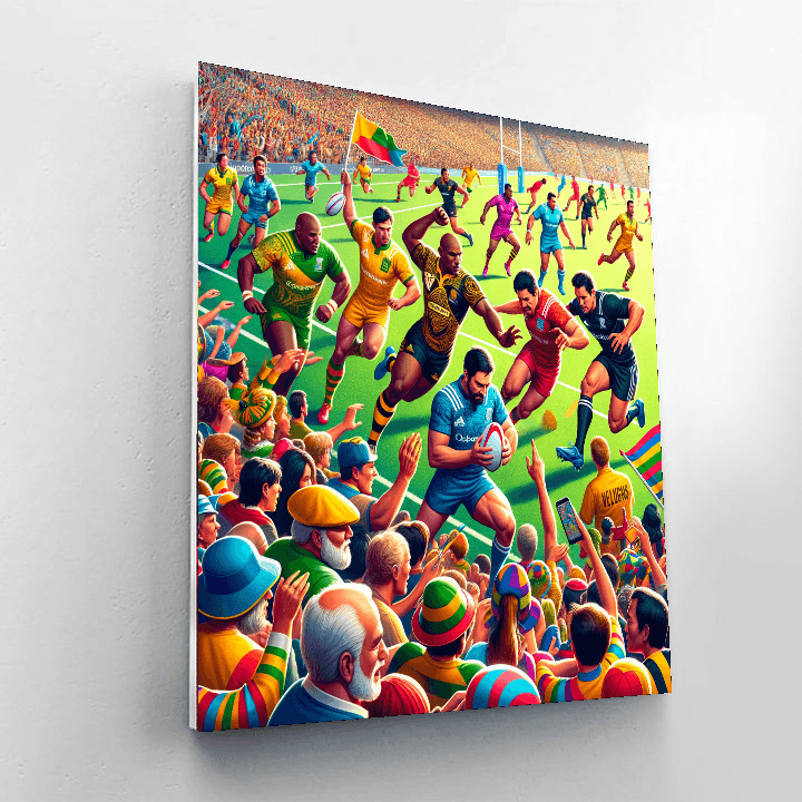 Wellington Sevens Number Painting