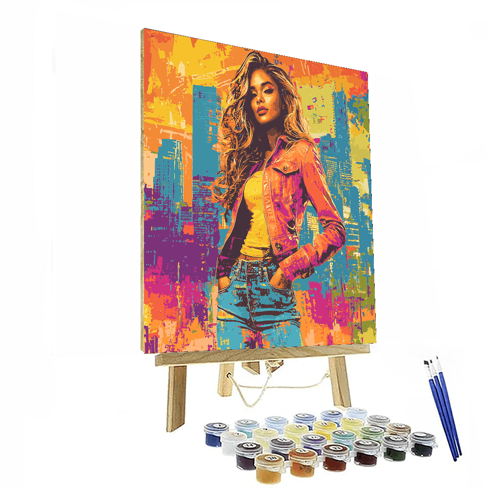 Zendaya: Dancing Through Time From Spider-man To Stardom Painting Number Kit