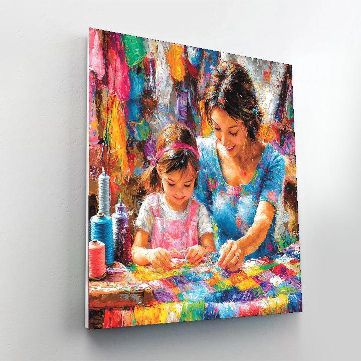 Stitching Love Together Paint By Color