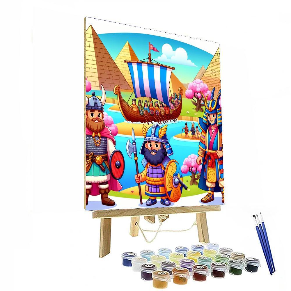 Historic Heroes Quest Paint By Numbers