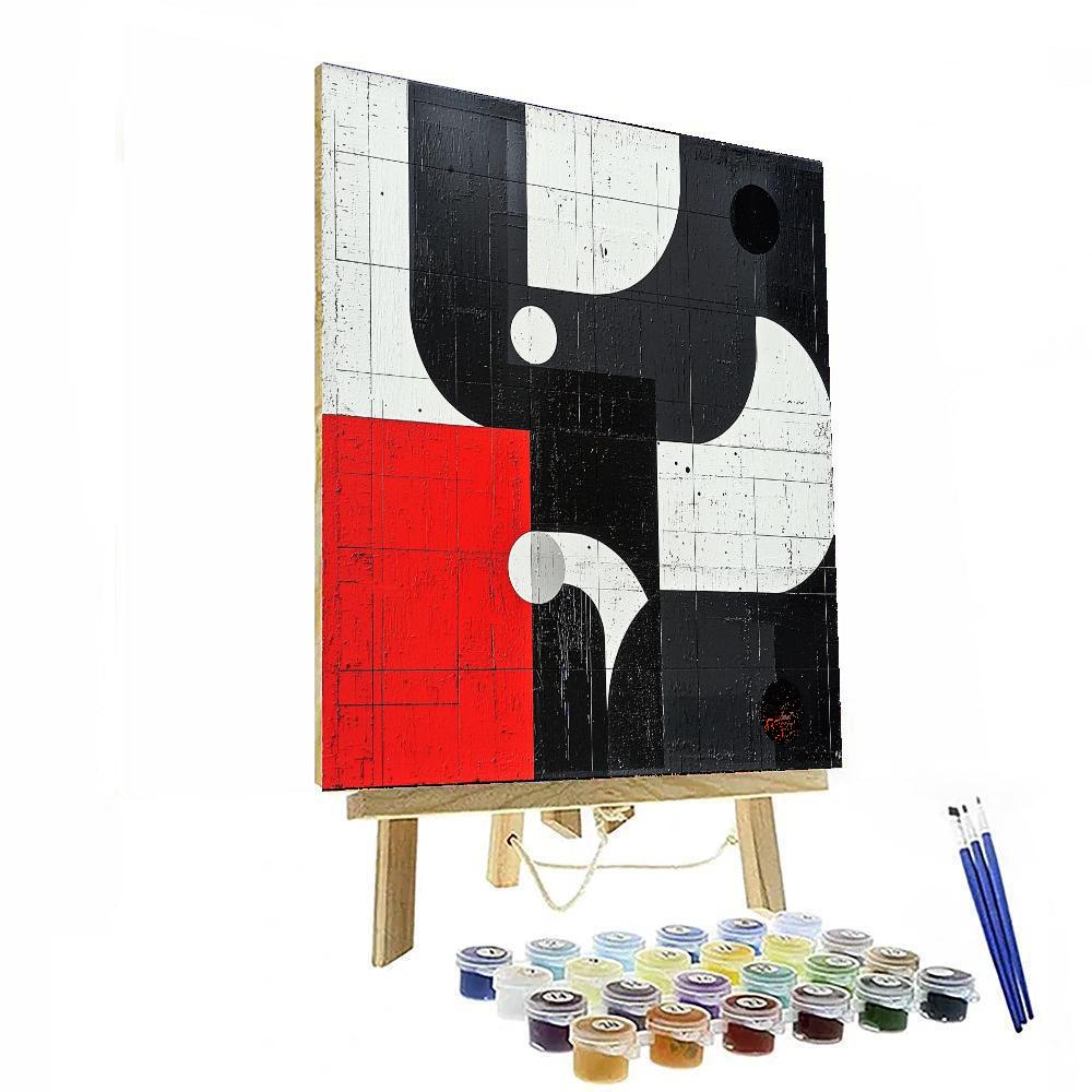 Banksy Inspired Digital Disconnect  DIY Paint By Numbers