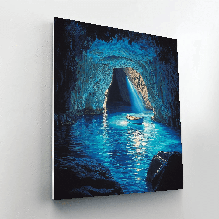 Capri Island's Blue Grotto - Italy Numbered Painting Kits