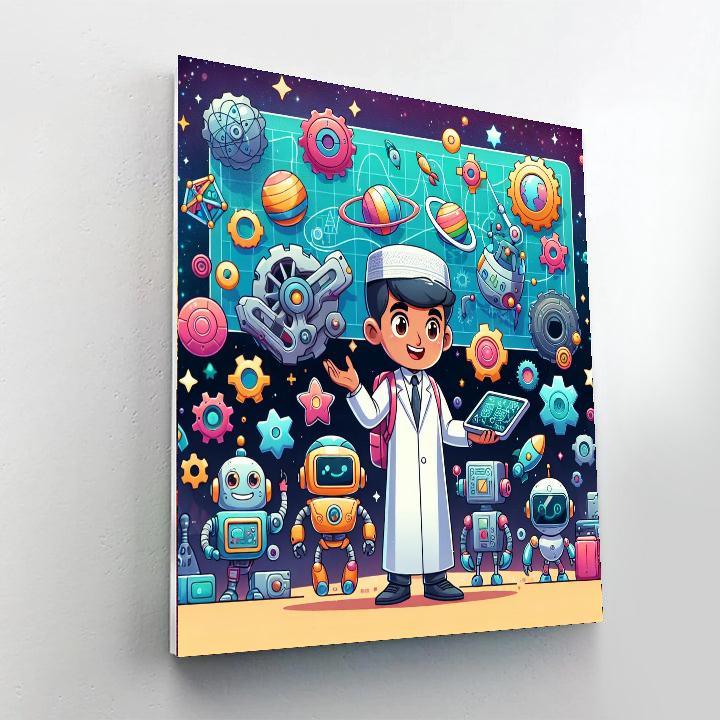 Robo Universe Expedition Paint By Number