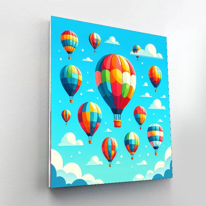 Balloon Breeze Paint By Numbers Kits