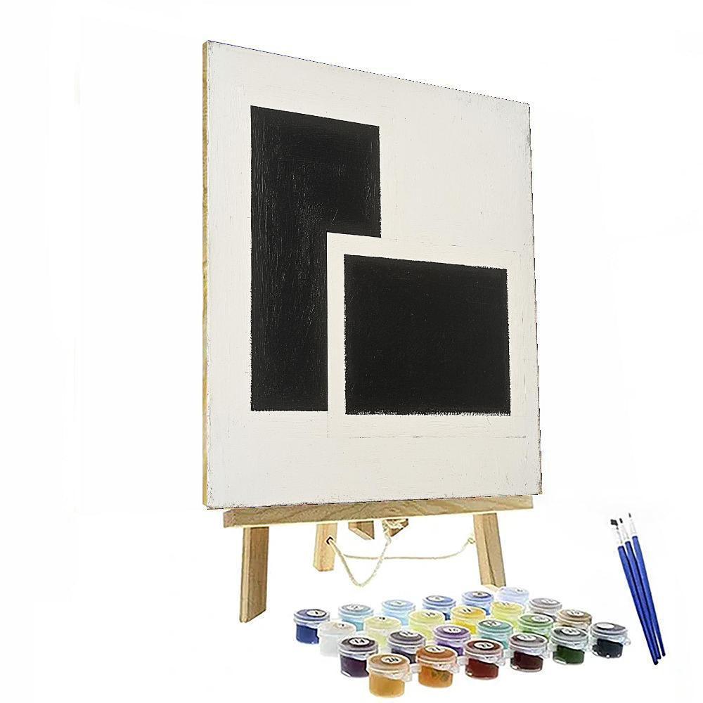 Kazimir Malevich Inspired Essence Of Form  Painting Number Kit