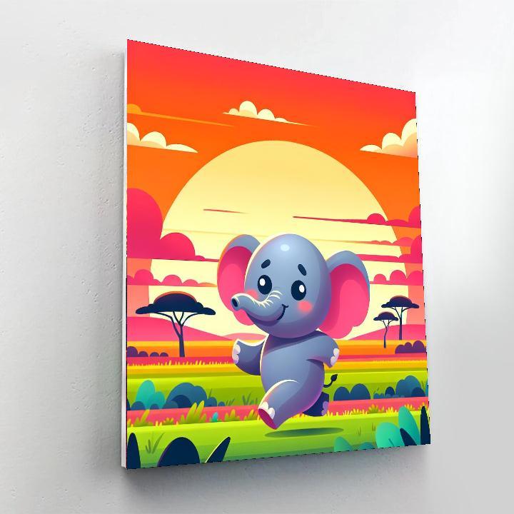 Super Safari Adventure Painting Number Kit