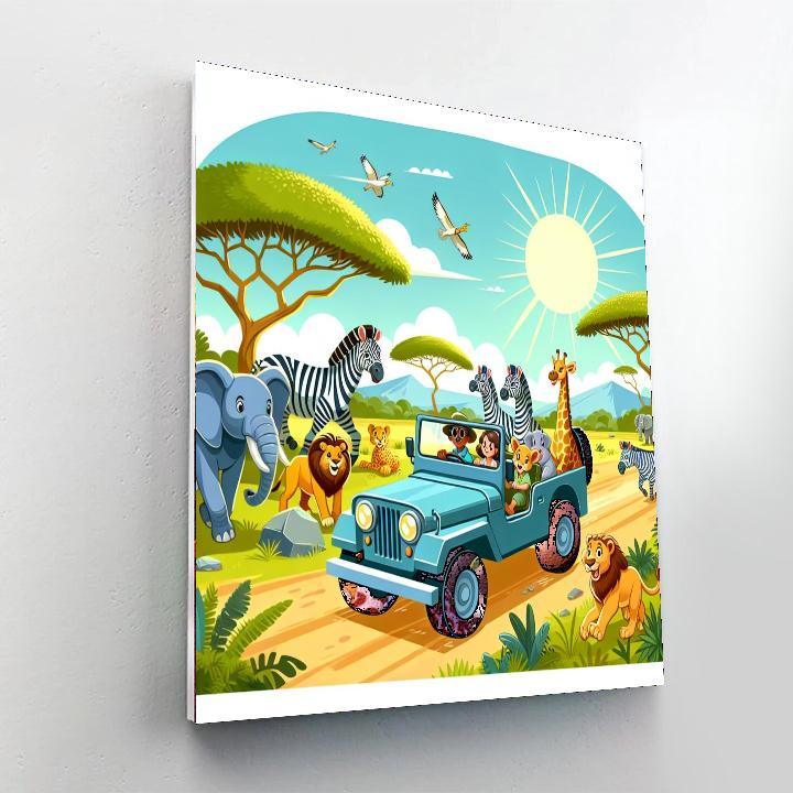 Safari Discovery Expedition Paint By Numbers Kits