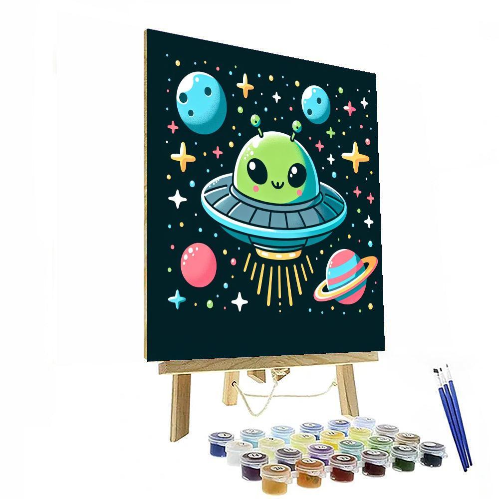Galaxy Explorer Adventures DIY Paint By Numbers