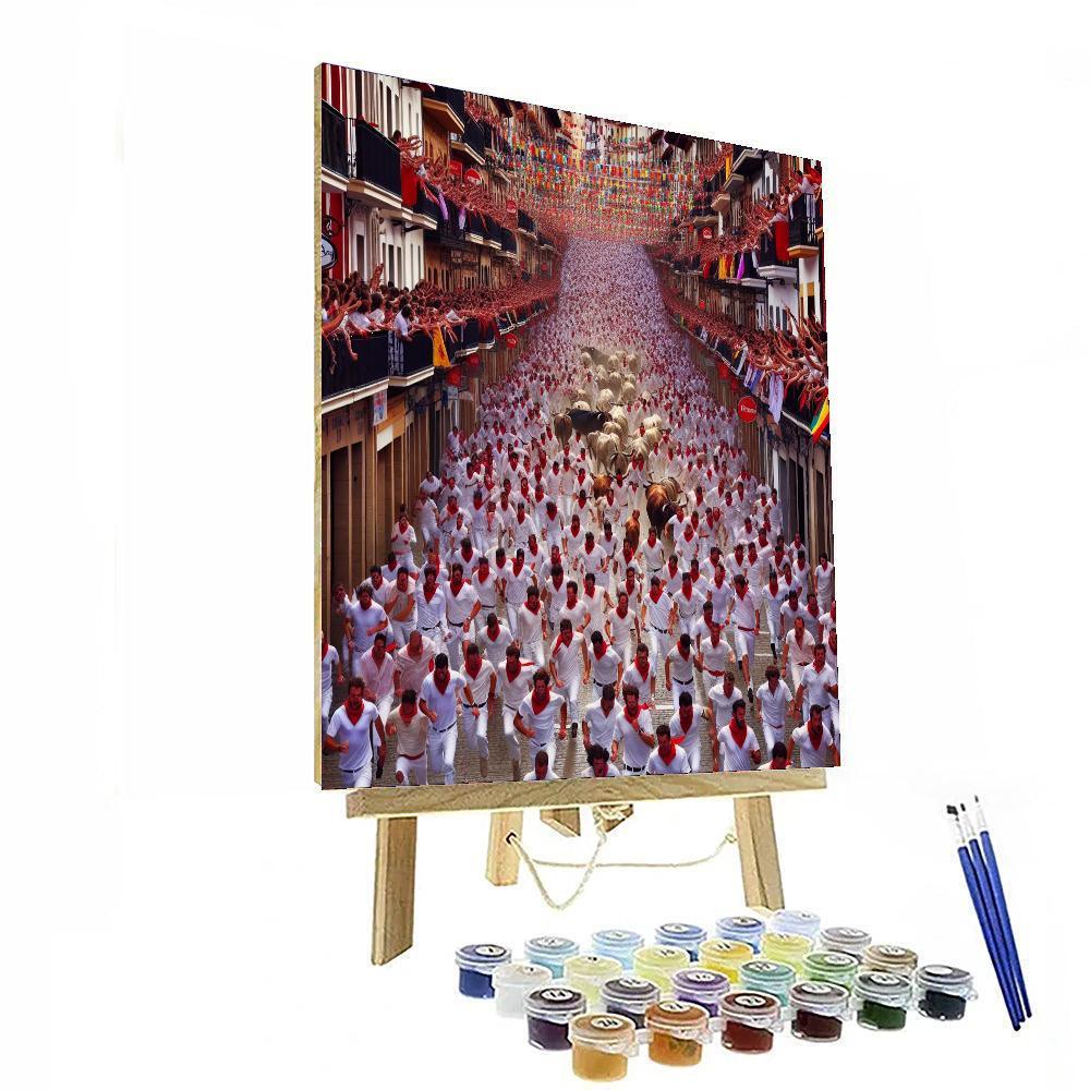 Fiesta De San Fermín Paint By Number