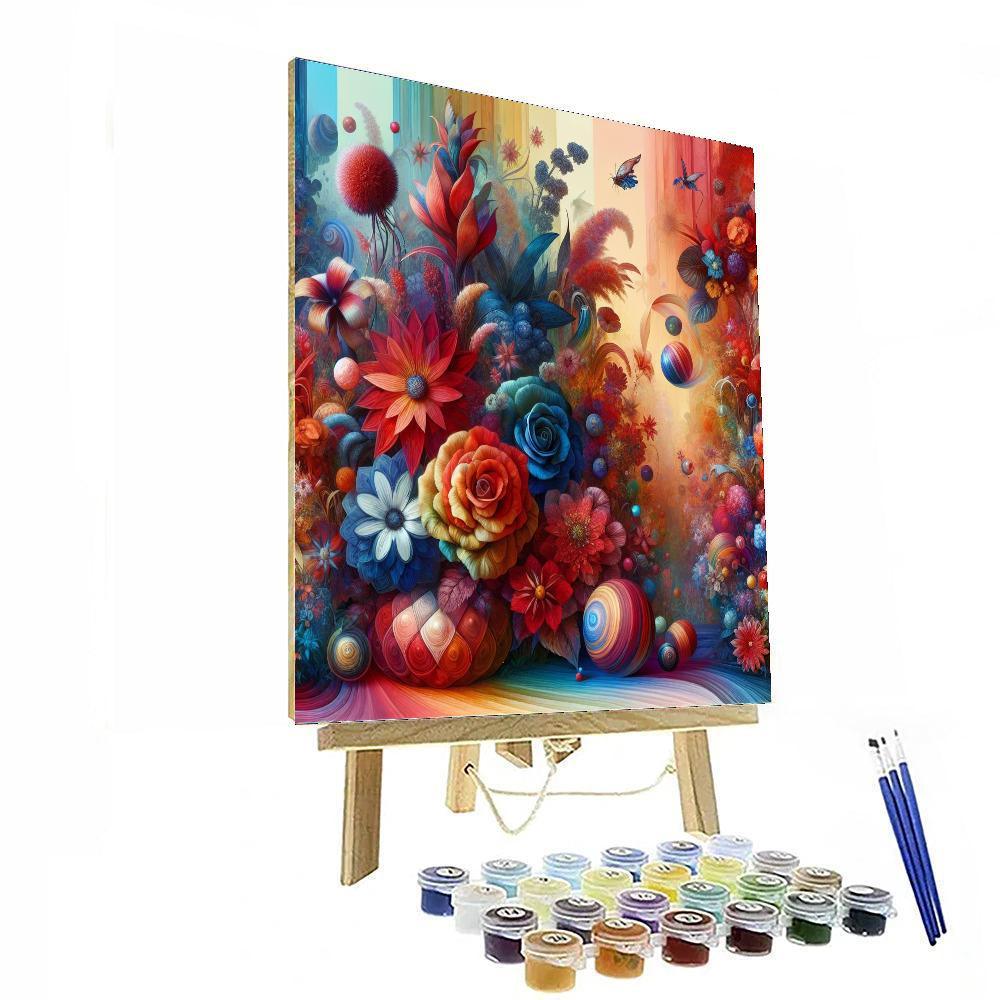Whimsical Garden Joy Numbered Painting Kits