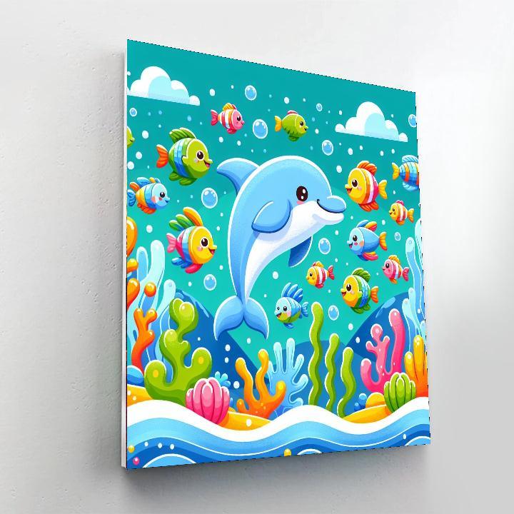 Underwater Adventure With Sea Life Paint By Number