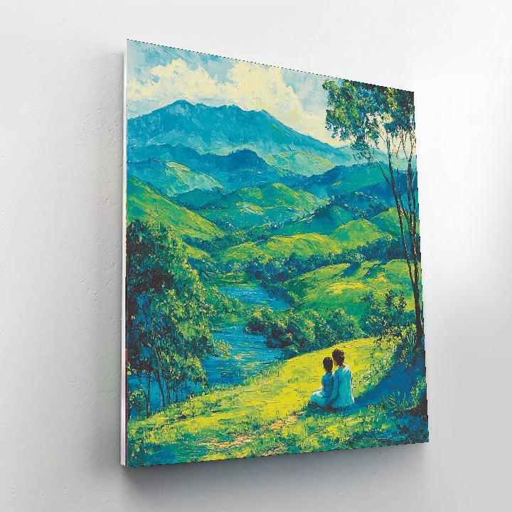 Embrace Of The Hills Paint By Numbers Kits