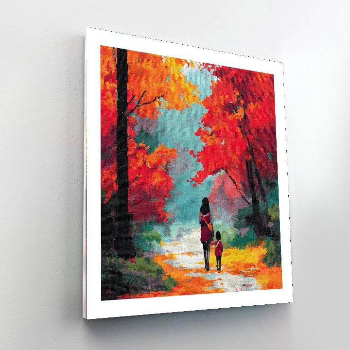 Under The Maple Trees Number Painting