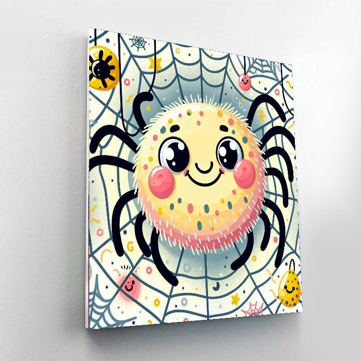 Silly Spider Paint By Color