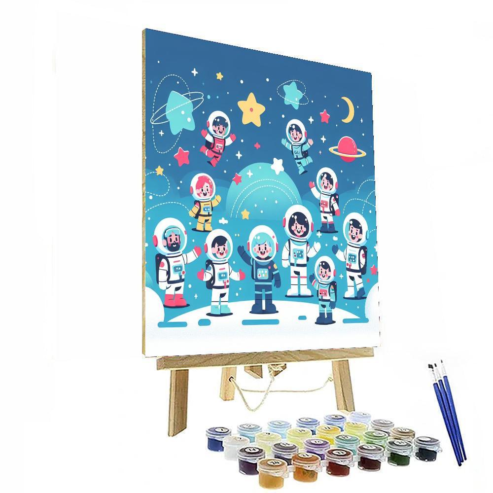 Space Rangers And The Cosmic Quest Paint By Numbers Kits