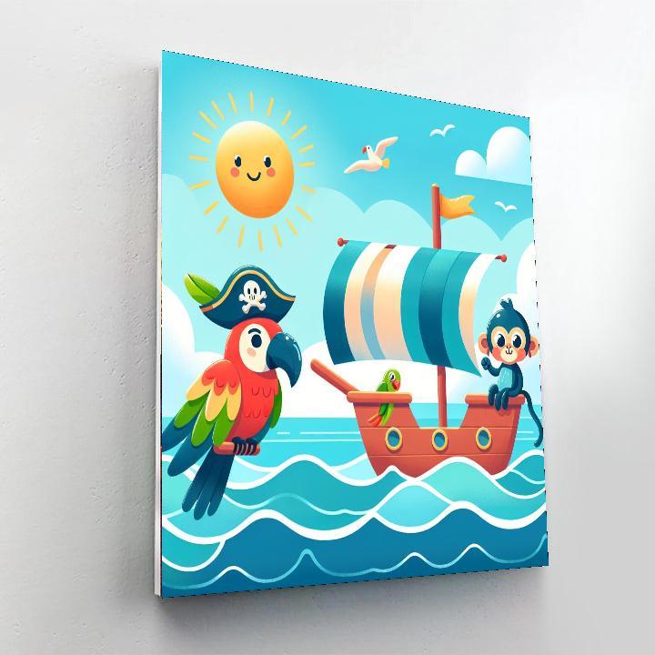 Sailing On The High Seas DIY Paint By Numbers