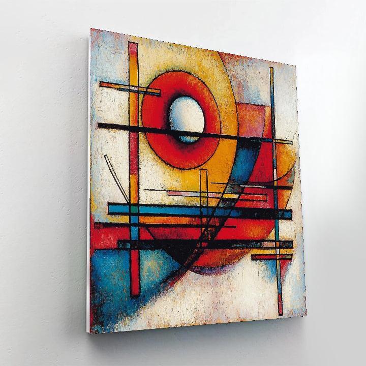 Wassily Kandinsky Inspired Dynamic Movement  Paint By Numbers