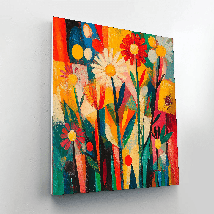 Kandinsky Inspired Nature's Rhythm  Painting By Numbers Kit