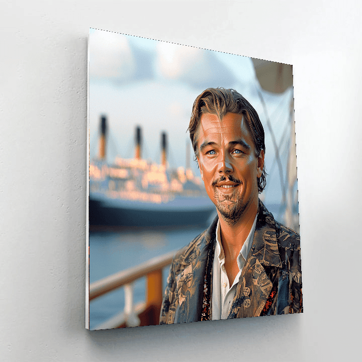 Leonardo Dicaprio: Beyond Titanic - A Visionary Voyage Paint By Numbers