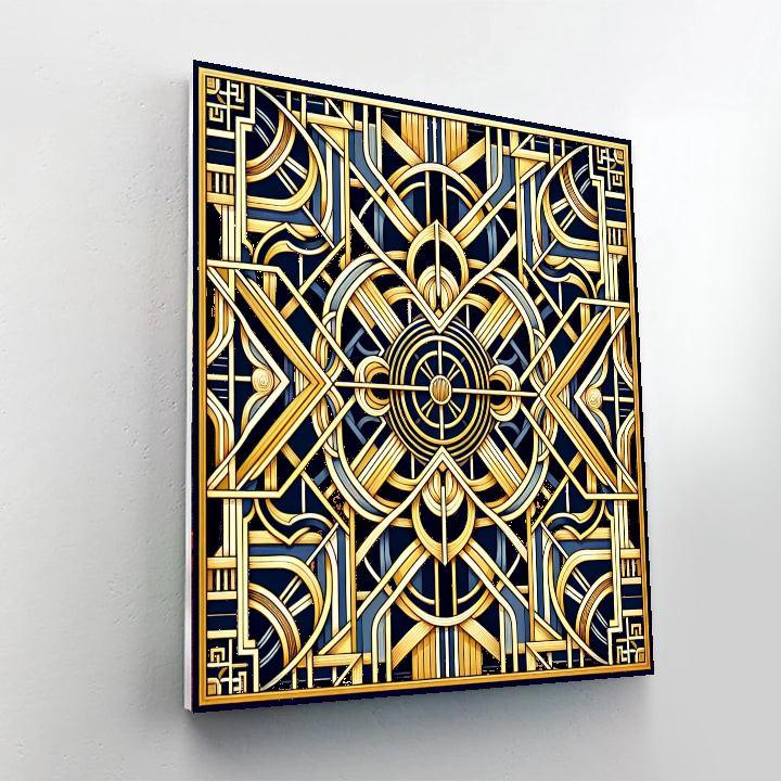 Golden Age Geometric Symmetry Numbered Painting Kits