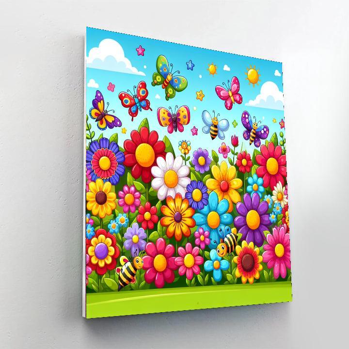 Artistic Garden Exploration Numbered Painting Kits