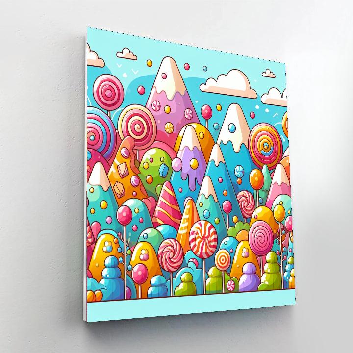 Candyland Delight Number Painting