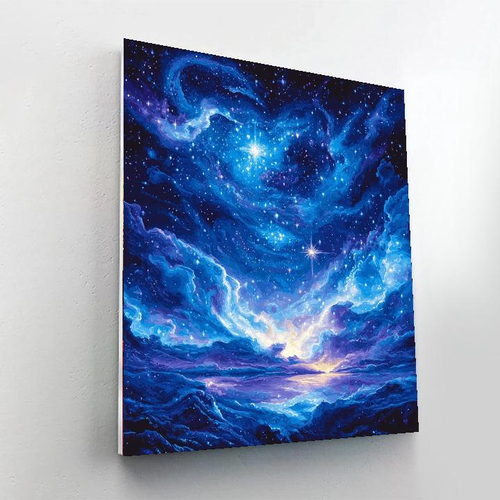 Leonardo Da Vinci Inspired Echoes Of Celestial Whispers  DIY Paint By Numbers