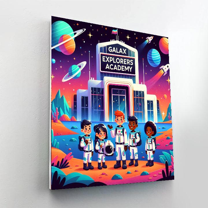 Galaxy Explorers Academy DIY Paint By Numbers