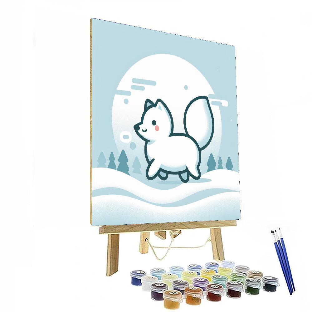 Adventurous Arctic Fox Paint By Color