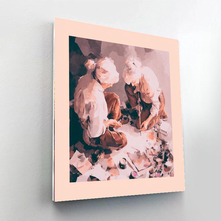 Embracing Memories DIY Paint By Numbers