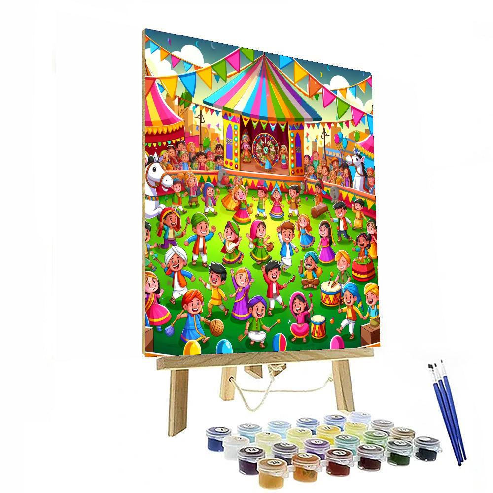 Fairy Tale Festival Number Painting