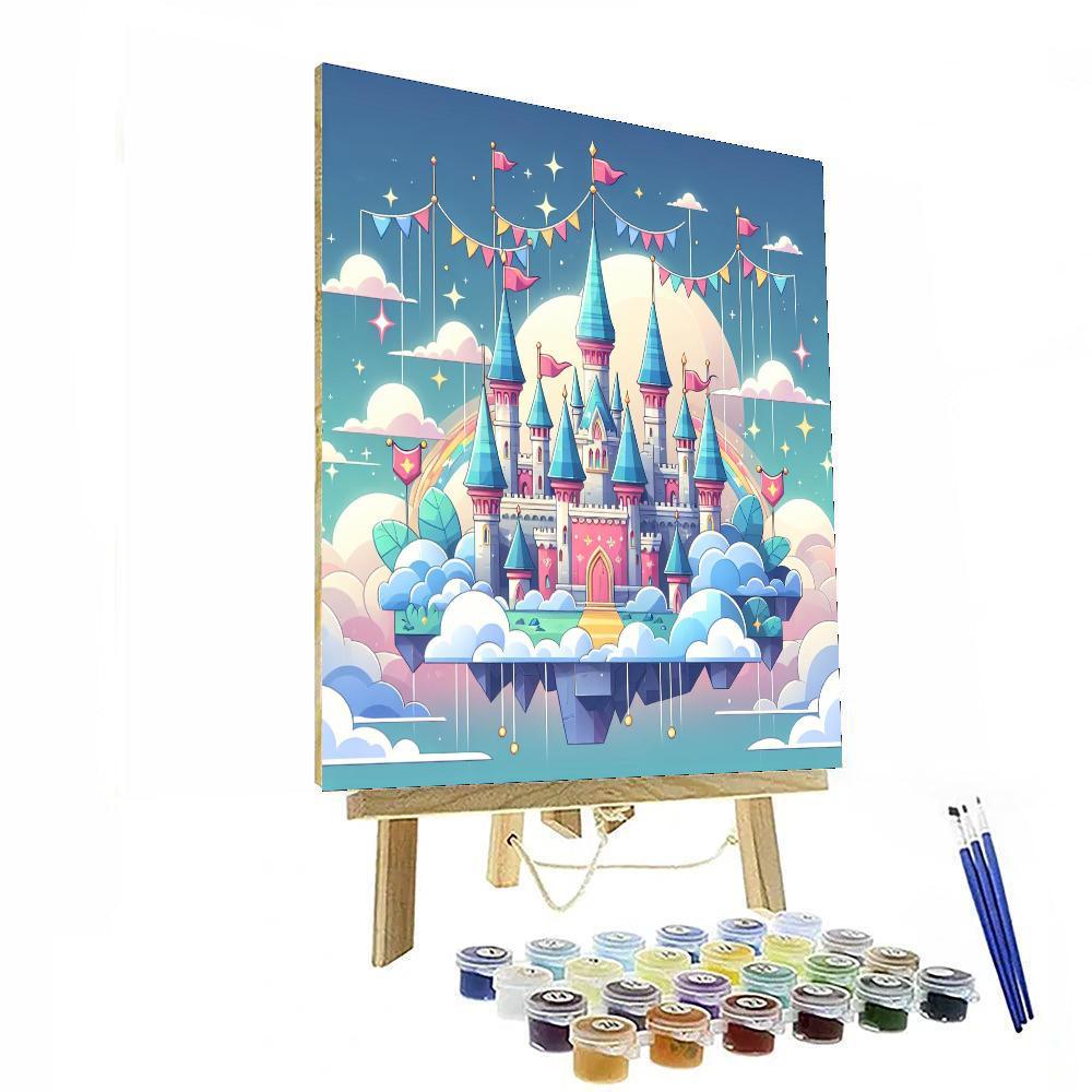 Mystical Castle In The Sky Painting By Numbers Kit