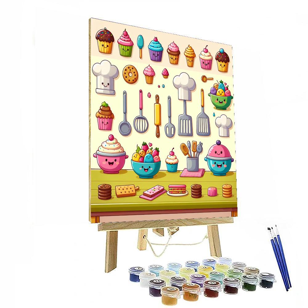 Creative Kitchen Painting Number Kit