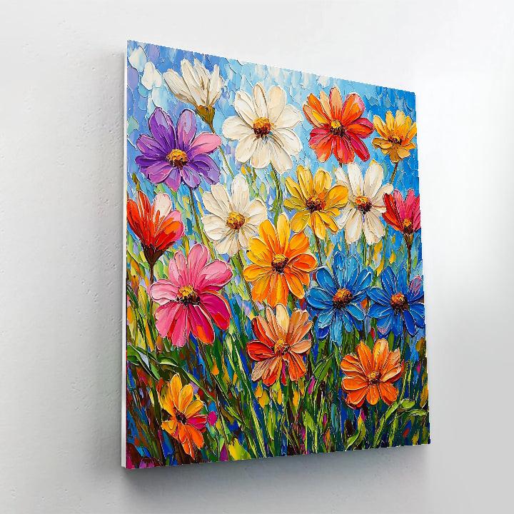 Claude Monet Inspired Joyful Blooming  Paint By Numbers Kits