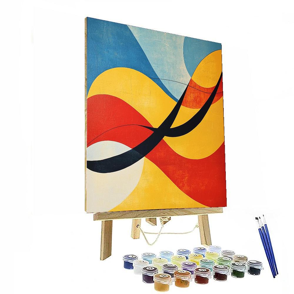 Joan Miró Inspired Abstract Revelations  Paint By Numbers Art