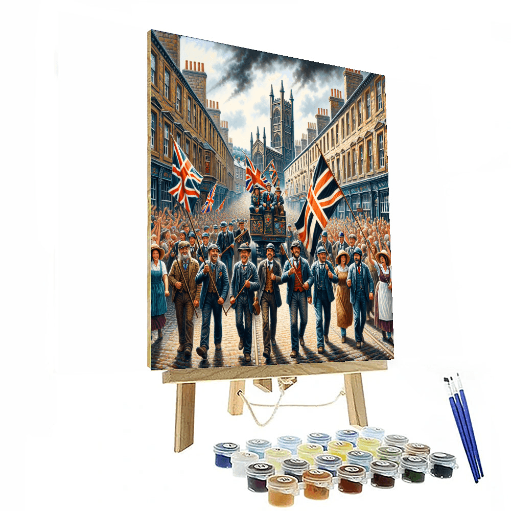 Durham Miners Gala DIY Paint By Numbers