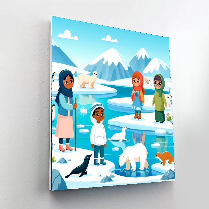 Arctic Quest Adventure Number Painting