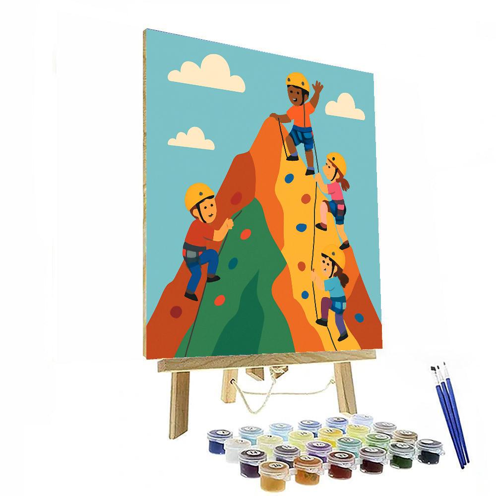 Mini Mountain Climbers Painting By Numbers Kit