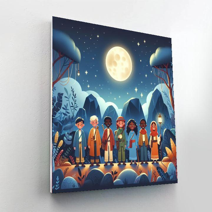 Moonlit Adventure Paint By Numbers
