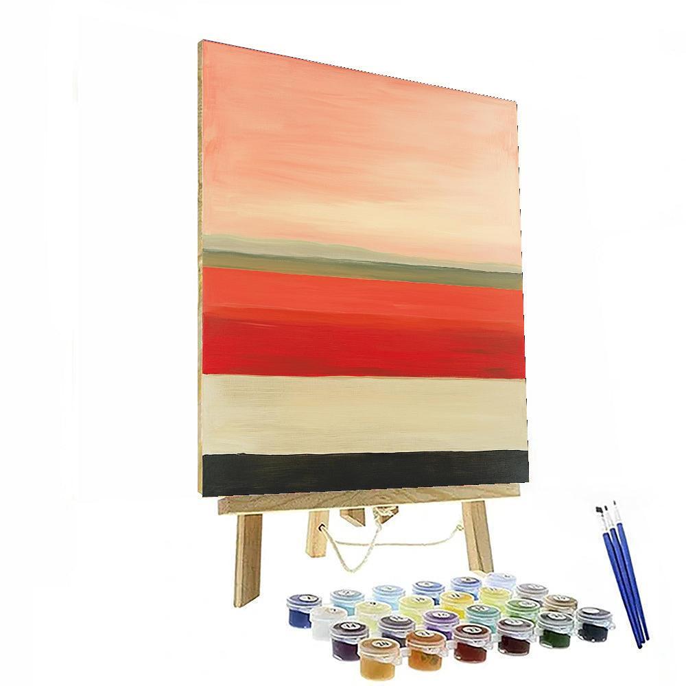 Mark Rothko Inspired Serenity In Color  Painting Number Kit