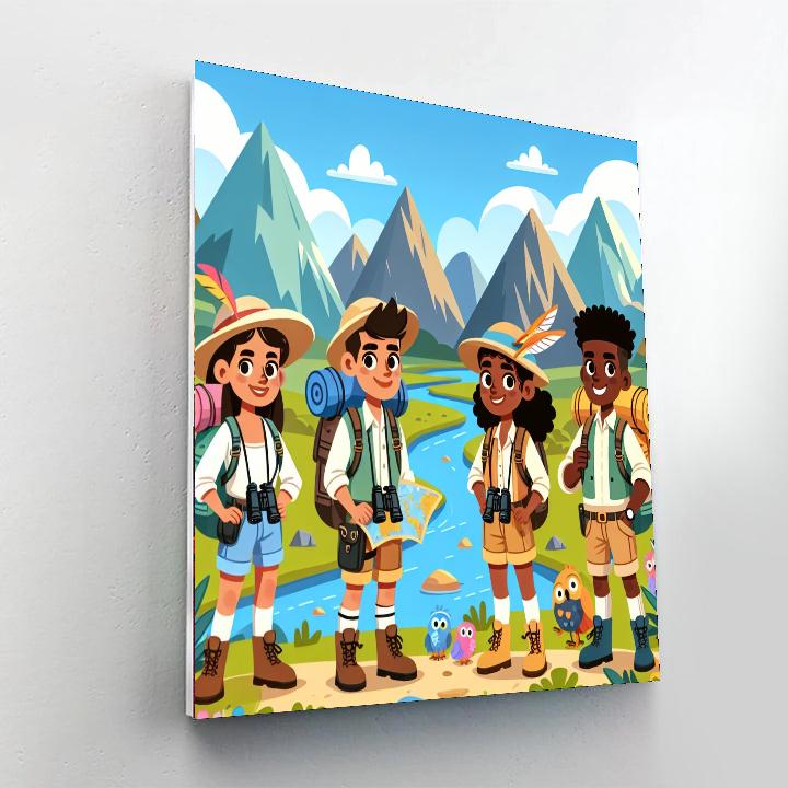 The Great Explorer's Journey DIY Paint By Numbers