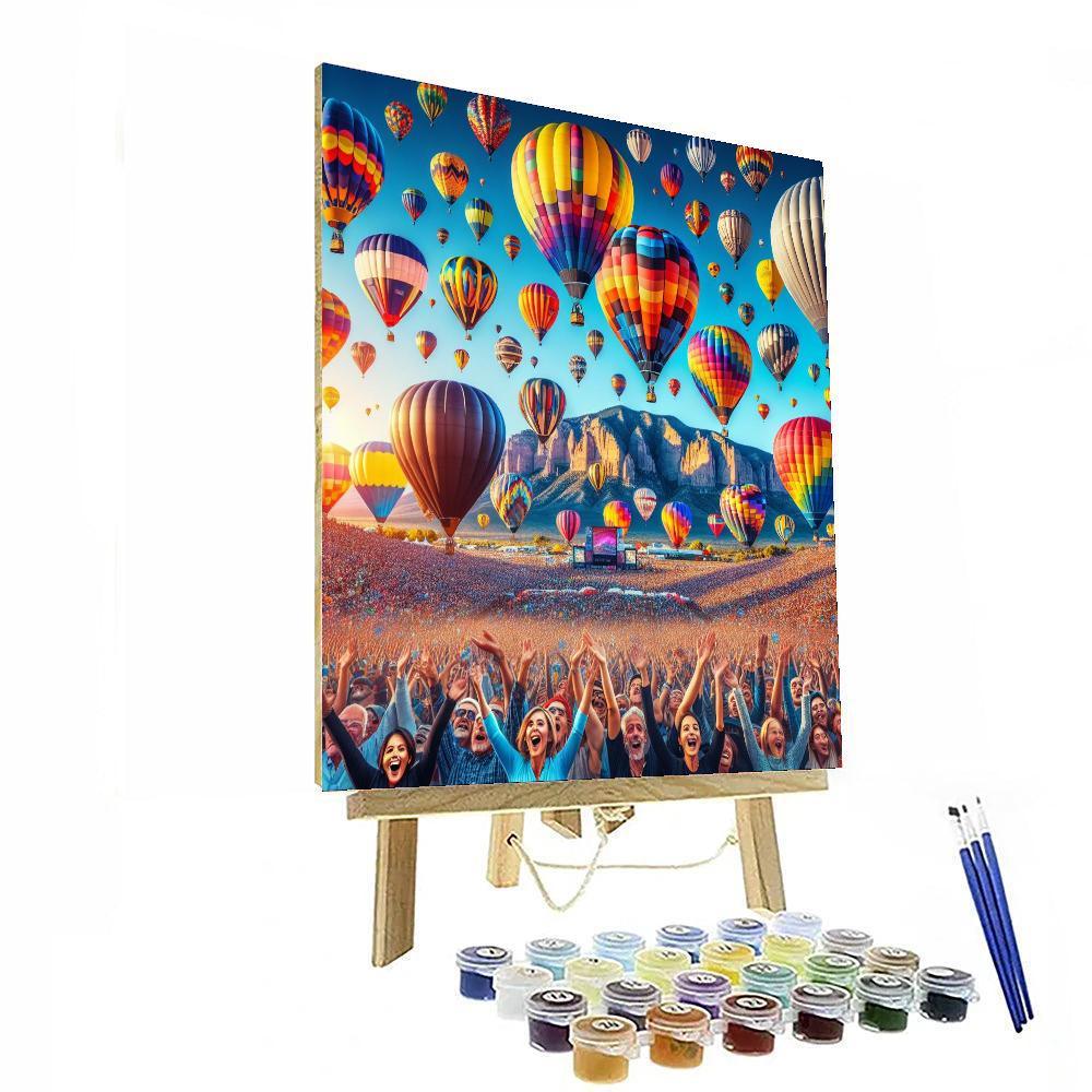 The International Balloon Fiesta - Albuquerque, New Mexico, Usa Paint By Number
