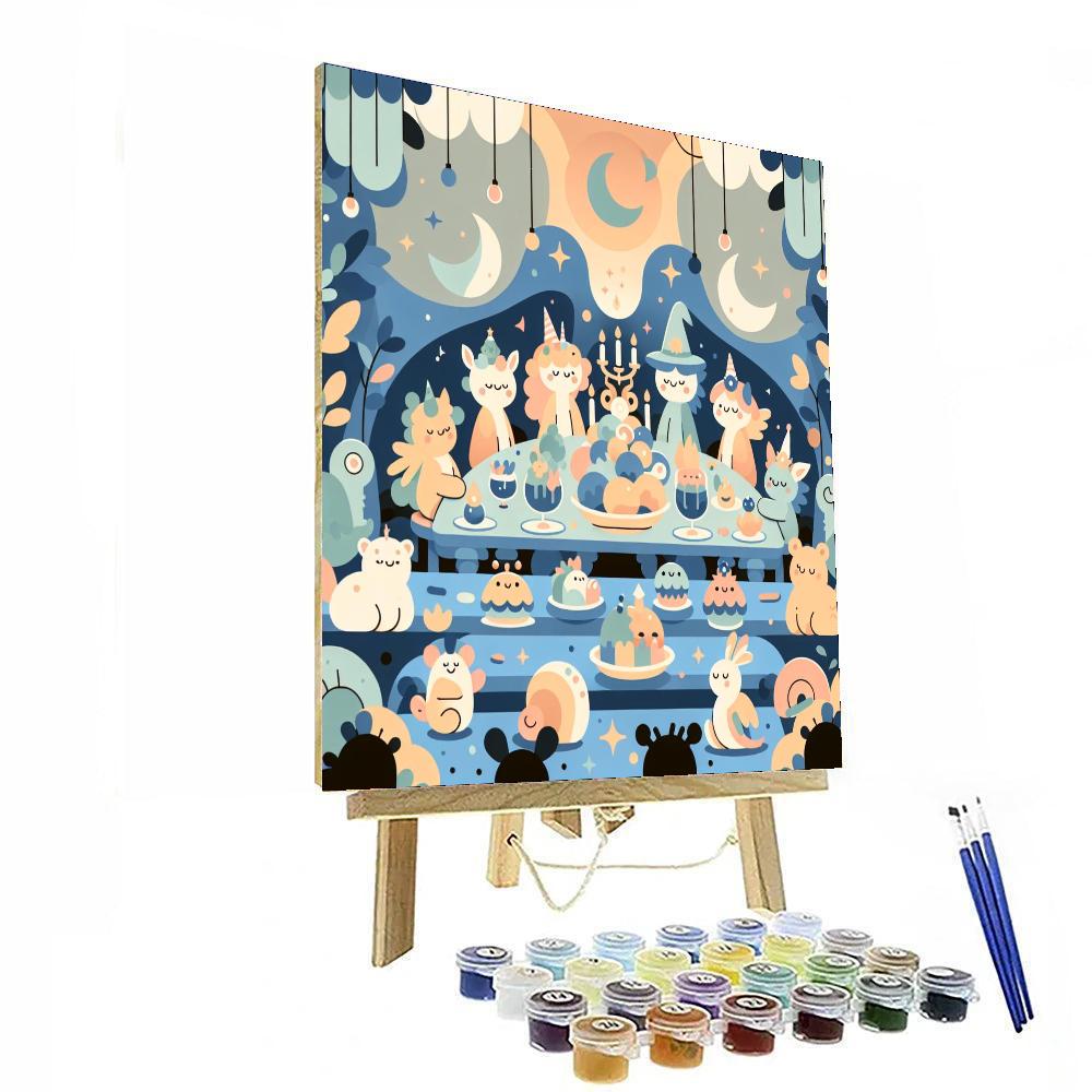 Fantasy Feast Festival Paint By Color