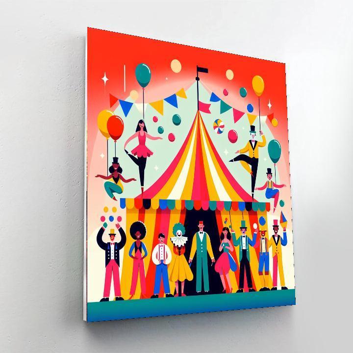 Circus Magic Numbered Painting Kits
