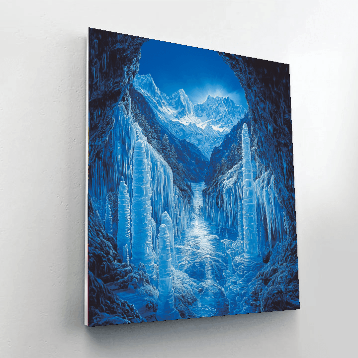 Dachstein Ice Caves - Austria Numbered Painting Kits