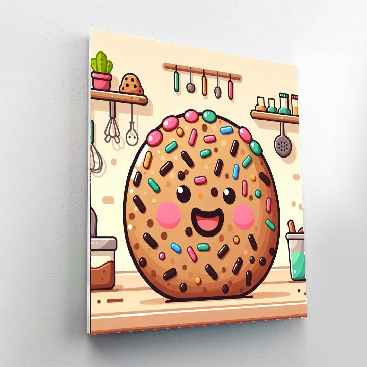 Sweet Cookie Number Painting